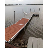 Pontons de Lac en Aluminium, Kit de Cadres de Pontons en Aluminium, Passerelles pour Bateaux