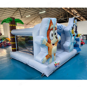 Castillo Inflable con Tobogán con Temática <span class=keywords><strong>de</strong></span> Bluey, <span class=keywords><strong>de</strong></span> Grado Comercial, para Niños, para Alquiler en Fiestas - Product Image 5