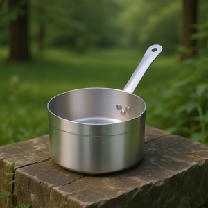 Pentola in alluminio da 1,5 litri con beccuccio per versare, per cucinare - Product Image 3