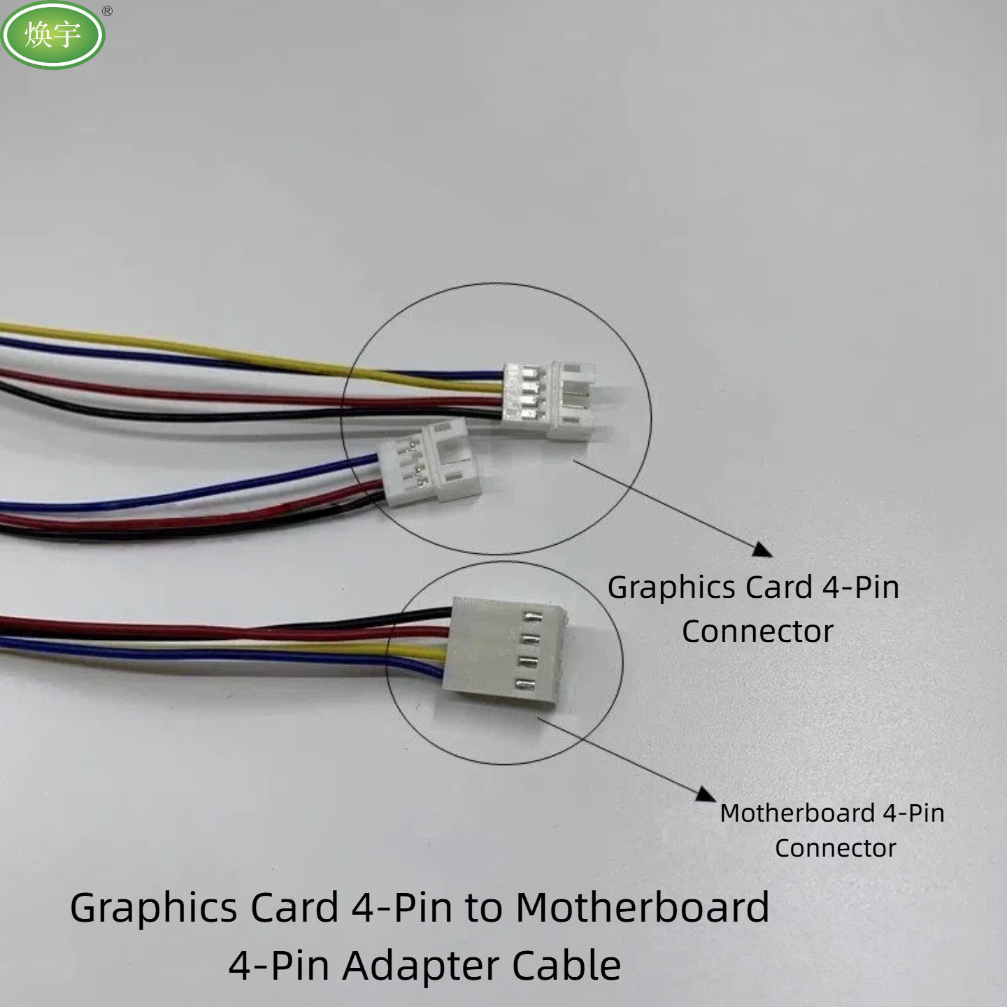 GPU 4PIN to MB 4PIN Splitter Cable