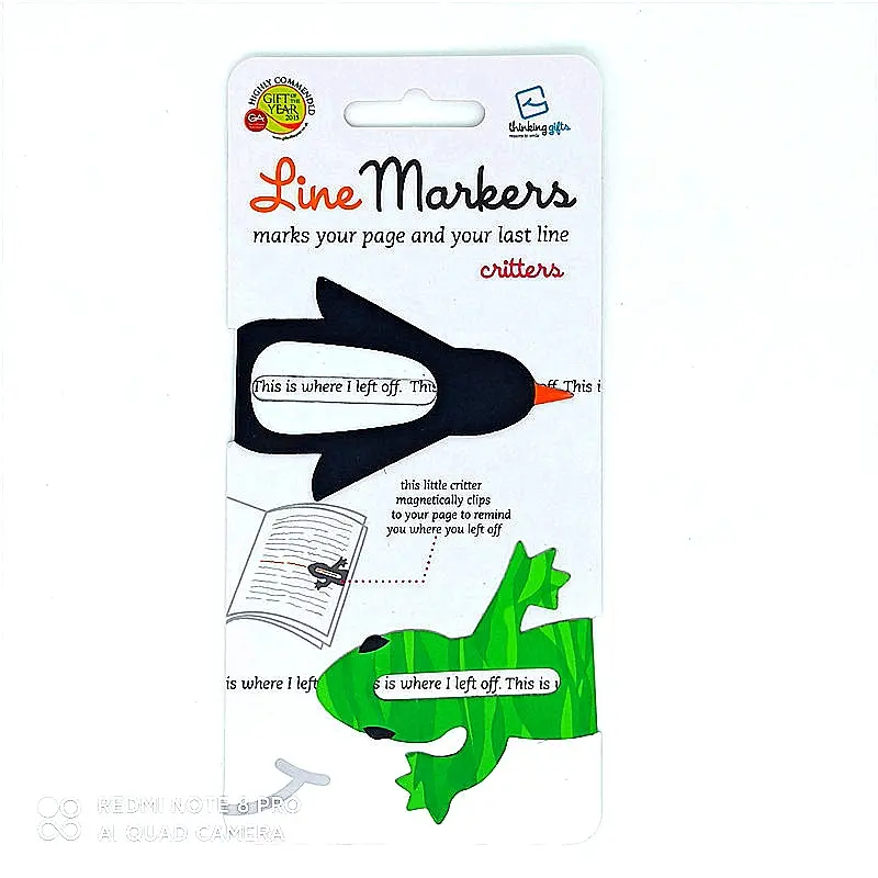 Made In China Aangepaste Hoge Kwaliteit Innovatieve Magnetische Bladwijzer/Vouwen Boek Mark