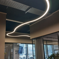 Luces de Proyección Curvas Personalizadas para Uso en Oficinas con Temperatura de Color Ajustable y Garantía de 5 Años