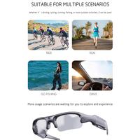 Gafas de Sol con Cámara de Visión en Primera Persona para Ciclismo, Gafas de Grabación de Video Portátiles con WiFi HD 1080P
