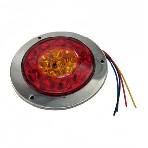อะไหล่รถยนต์คุณภาพสูง ไฟท้าย LED สีแดงและเหลืองแบบสองสี  ไฟเดี่ยว ใช้ได้กับรถยนต์ทั่วไป - Product Image 4