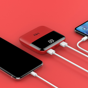 パワーバンクバッテリー10000mAhミニポータブルパワーバンク,スクエアインテリジェントデジタルディスプレイ - Product Image 4