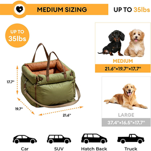 SUREAL ALHOME Großhandel Hunde trage tasche Haustier träger für kleine Hunde Autos itz bett Custom ized Travel Booster Seat - Product Image 4