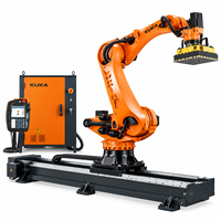 Robot industriel 5 axes KUKA KR180 R3200 pour la manutention et la palettisation, charge utile 180 kg, station de travail - Offre Spéciale