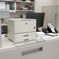Printer Monokrom HP LaserJet 9050dn MFP Rekondisi Mesin Printer Volume Tinggi Stabil
