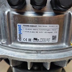 พัดลมแบบแรงเหวี่ยงขนาด 560 มม. รุ่น R3G560-AQ04-01 400V AC 50/60Hz 4700W 7.3A 1750RPM 11640m/h IP54  วัสดุสแตนเลส  ลูกปืน OEM - Product Image 2
