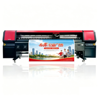 Impresora de Sublimación Longfuture de 3200 mm con Cabezal de Impresión 4H, Tinta Solvente, Impresora Semiautomática para Banderas/Pancartas, 1 Año de Garantía