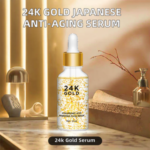 เซรั่มบำรุงผิวหน้าสูตรเฉพาะ ป้องกันริ้วรอย จุดด่างดำ ผสมทองคำ 24k สำหรับผิวขาวกระจ่างใส (วีแกน) - Product Image 2