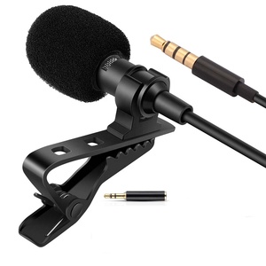 Chuyên Nghiệp Chất Lượng Cao Âm Thanh Rõ Ràng Bên Ngoài <span class=keywords><strong>Mic</strong></span> Lavalier Ve Áo Microphone Cho Điện Thoại Di Động - Product Image 1