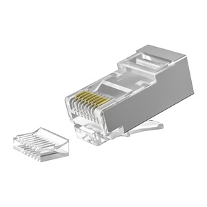 Cat6a Rj45 Connector 8p8c Mannelijke Modulaire Stekker Afgeschermde Stp ftp Netwerk Ethernet Pc <span class=keywords><strong>Cat6</strong></span> Ethernet Kabel 8p8c Telecom Onderdelen - Product Image 2