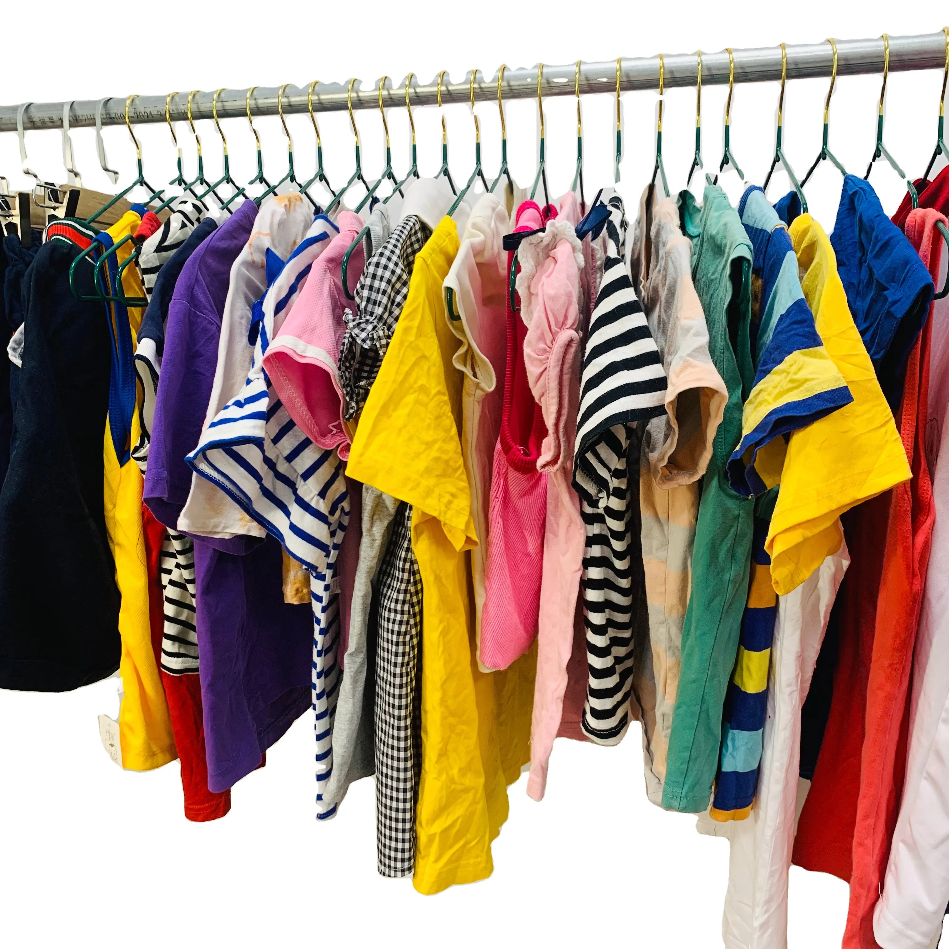 Pakaian bekas vintage murah baju anak musim panas baju anak-anak daur ulang anak-anak pakaian bermerek campur dalam jumlah besar
