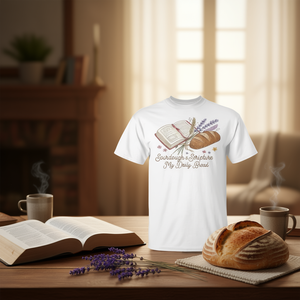 Camiseta Sourdough And Scripture My Daily Bread para estudio bíblico cristiano - Product Image 3