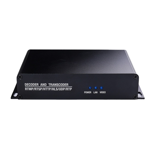 H.265 Video Transcoder Encoder UDP to RTMP Converter IP One Channel Video Transcoder