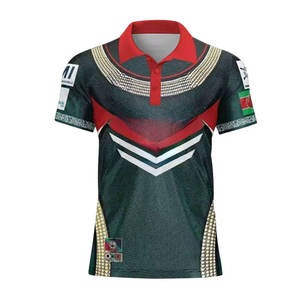 เสื้อผ้ากีฬาสโมสรแบบสั่งทำพิเศษปี 2026 สำหรับรักบี้ลีก แขนสั้น สำหรับผู้ชายและผู้หญิง สวมใส่สบาย ระบายอากาศได้ดี แห้งเร็ว เหมาะสำหรับฤดูร้อนแบบออสเตรเลีย - Product Image 5