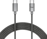 Câble USB-C vers USB-C tressé en nylon 240W, charge rapide, transfert de données haute vitesse, USB4, fil E-Marker pour téléphone, ordinateur portable, console de jeu