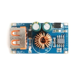 โมดูลแปลงไฟแบบ DC-DC ลดแรงดัน 12V24V เป็น QC3.0 USB พร้อมวงจรชาร์จเร็ว - Product Image 2