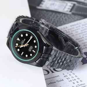 Reloj MINUTETIME DIY con Logotipo Personalizado NH35, Reloj de Lujo con Manecillas Lightning, Movimiento Automático NH35Dial, Resistente al Agua, Acero, 36mm/39mm - Product Image 2