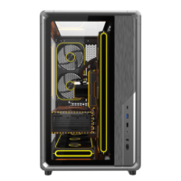 Nouveau boîtier PC gaming Full Tower en acier et métal, format ATX, en stock, vente flash, boîtier PC ARGB