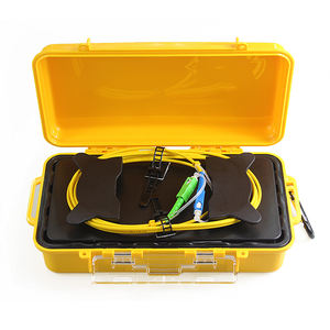 Bobine de <span class=keywords><strong>fibre</strong></span> <span class=keywords><strong>optique</strong></span> SC APC à SC APC SM OS2 G652D suppresseur d'impulsions OTDR boîte de câble de lancement 500M 1KM 2KM - Product Image 6