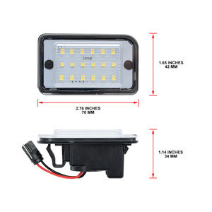 LED License <b>Plate</b> Light 35910-68L0 White 6000 Lm For 2011-2017 Suzuki Swift 5 <b>Door</b> - Product Image 2