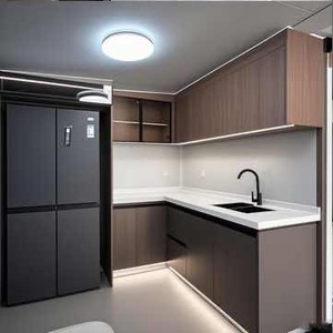 Casa Contenedor de Madera Expandible de Lujo de 20-40 Pies con Doble Ala, Prefabricada, Plegable, Dos Dormitorios, Un Baño, Oficina, Hotel - Product Image 3