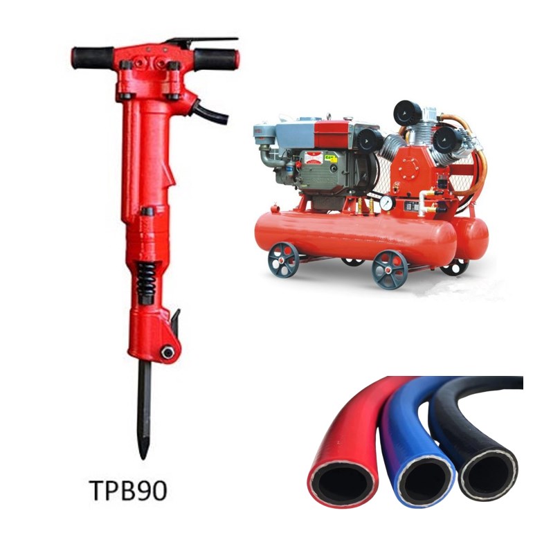 Air compressor jack hammer TPB40 TPB60 TPB90 pneumatic break hammer