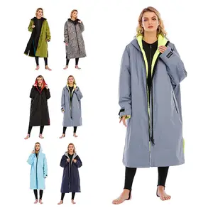 Microfiber hooded poncho surf beach towel and towel hood change quick dry bath crock diving suit change robes