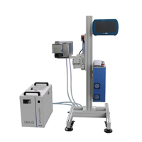 Mesin Penanda Laser UV Terbang 3W-15W dengan Dukungan AI/DST, Sistem CNC Pendingin Air Akurasi Tinggi untuk Pengukiran Kabel Listrik