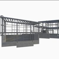 Bâtiment commercial multi-étages à conception personnalisée, entrepôt à structure en acier sur mesure, structure en acier préfabriquée
