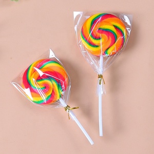 Bolsas transparentes para piruletas de celofán con cierre de lazos torcidos Bolsas para pasteles Pop Morsun 100 PCS Embalaje de dulces para alimentos <span class=keywords><strong>Bolsa</strong></span> plana OPP reciclable - Product Image 3