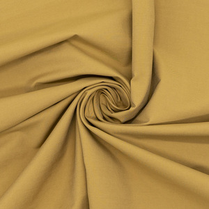 Tela de algodón y poliéster de alta densidad, sarga fina, ligeramente elástica, color caqui, en stock para pantalones, chaquetas y prendas de vestir. - Product Image 2