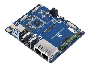Placa base Waveshare Dual Gigabit Ethernet 5G/4G diseñada para el módulo de computación Raspberry Pi 4 - Product Image 4