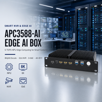 Caja de IA de Borde RK3588 con 6 TOPS NPU, NVR 8K de 32 Canales, 1080P, Entrada/Salida HDMI Dual, Triple Gigabit, Terminal en la Nube, Android 13, Debian 11, POE, RTC