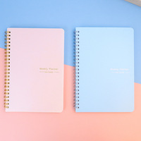 52 semaines Autodiscipline Punch Explosions Stock Plan quotidien Journal A5 Spiral Bound English Schedule for the Week