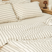 Housse de couette en lin lavé, taille King et autres tailles, literie en lin. Housse de couette en lin pour l'été, hypoallergénique, certifiée
