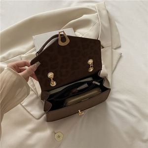 Bolso Cuadrado Pequeño de Moda, Bolso Bandolera Retro con Estampado de Leopardo, Bolsos de Hombro para Mujer, Marca de Lujo - Product Image 6