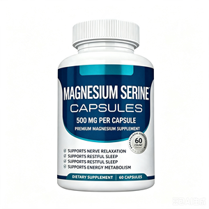 Cápsulas de Magnesio y Serina Coreal, 500 mg por Cápsula, 60 Unidades, Suplemento Dietético, Apoyo para el Sueño, Relajación Nerviosa, Metabolismo Energético - Product Image 1