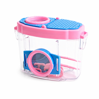 Boîte d'observation des insectes pour enfants, loupe 5X, visionneuse multi-angles avec sangle, récipient respirant pour attraper les insectes