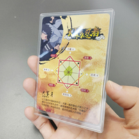 3 "* 4" transparent 35PT Porte-cartes moulage sous pression en une seule pièce Chargement latéral en plastique à longue ouverture latérale Chargeur supérieur