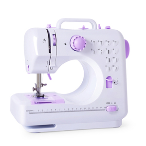 Nueva Mini Máquina de Coser Doméstica de Una Sola Aguja con Puntada Fija y Base Plana FHSM 505S Multiusos - Product Image 1
