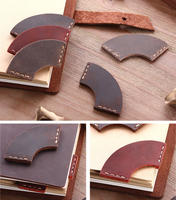 Ya385 Vintage cuir couture à la main signet en cuir véritable signet pour hommes femmes petit ami petite amie lecture livre cadeau