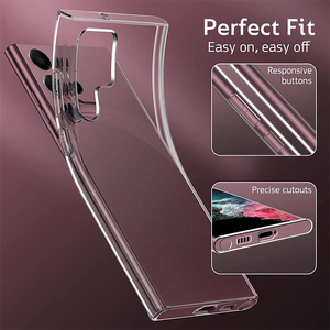 1.5mm étui transparent pour Samsung Galaxy S23 Ultra S22 S24 + S25 S21 <span class=keywords><strong>Plus</strong></span> <span class=keywords><strong>5G</strong></span> <span class=keywords><strong>S20</strong></span> <span class=keywords><strong>FE</strong></span> <span class=keywords><strong>Plus</strong></span> étui en TPU souple transparent housse de protection - Product Image 4