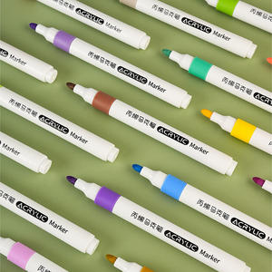 โรงงาน GF ขายส่งปากกาสีอะคริลิคหลายสี 12/24/36/48 สี สำหรับเด็กและผู้ใหญ่ วาดภาพ ระบายสีถาวร ปากกาสำหรับงานศิลปะ - Product Image 2