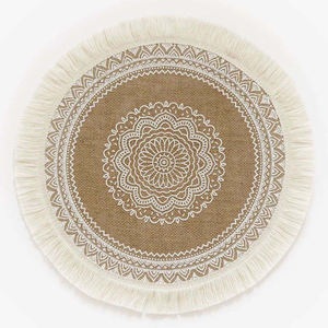 Chemin de table et napperons en coton de style moderne Boho Set Design à carreaux réutilisable pour la décoration de table de mariage Offre Spéciale - Product Image 5
