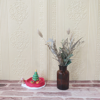 Longtemps rose blanc vert XPE panneaux muraux 3D brique papier peint mousse autocollant mural pour la décoration de la maison