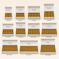Boîtes d'emballage pour boulangerie blanches de haute qualité, boîtes en papier de qualité alimentaire avec logo personnalisé pour gâteaux au chocolat, pâtisseries, desserts avec dorure à chaud