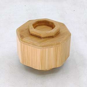 Jardinières octogonales empilables <span class=keywords><strong>en</strong></span> bois, jardinières rustiques <span class=keywords><strong>en</strong></span> bambou pour patio, pots de fleurs pour plantes, décoration intérieure, lot de 3 - Product Image 4